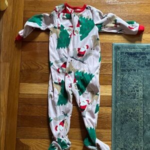 Carter's Red and Green Holiday Onesie